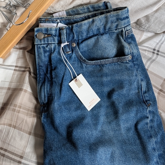 🔖NWT Good American Good 90s Relaxed Fit Mid-rise Baggy Jeans - 10/30 32" Inseam - Picture 14 of 14